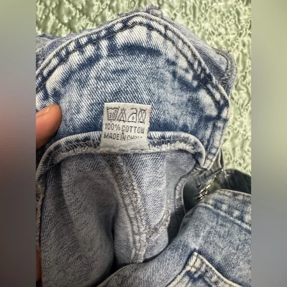 short overalls Light Wash Small Size - Picture 6 of 6